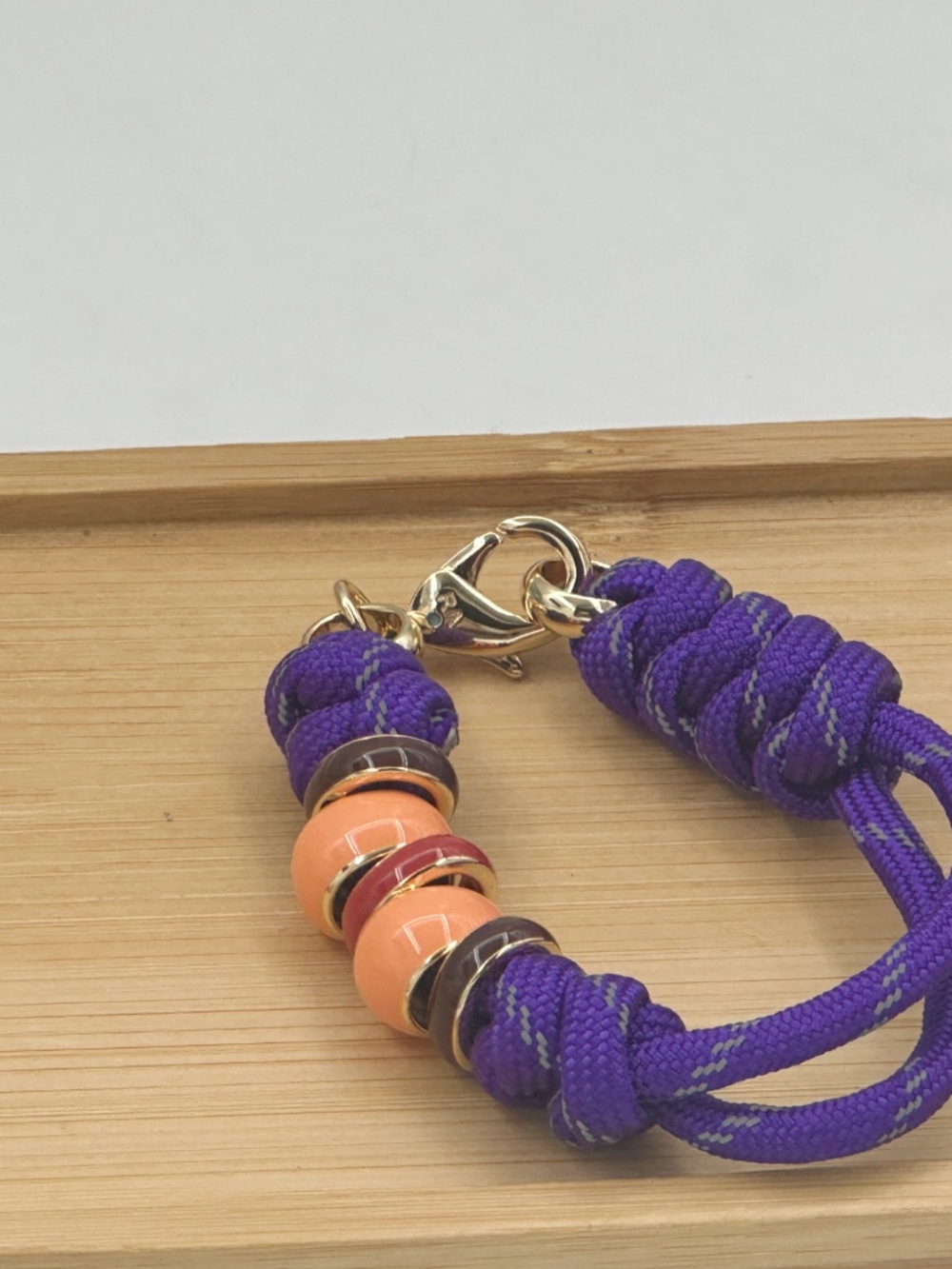 Roxanne Assouline The Super Size Happy Cord Bracelet Grape - Picture 3 of 3